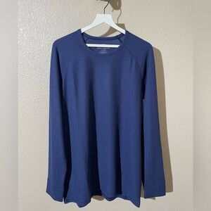 Mack Weldon Navy Crewneck Long Sleeve